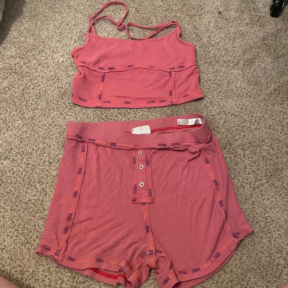 Matching set from target. Pink size small for both.